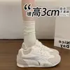 Zapatos Deportivos Casuales Ligeros de Suela Blanda, Estilo Nuevo Primavera 2026, Cómodos y de Moda, Estilo Coreano, Malla Transpirable, con Aumento de Altura, Zapatos de Entrenamiento Alemanes para Mujer