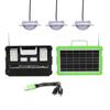 Lámpara del sistema solar generación de energía solar multifunción sistema pequeño Radio lámpara de camping lámpara de trabajo al aire libre