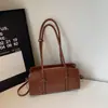 Moda Retro Bolso de Axila para Mujer Otoño 2025 Nuevo Bolso Baguette de Aspecto Elegante Bolso de Mano/Hombro Estilo Occidental de Moda