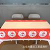 Toalha de Mesa Descartável de Natal com Estampa de Desenho Animado Impermeável Pe Venda Quente Decorações de Natal