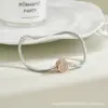 Pulsera para Mujer Panjia Dora Cadena Básica Pulsera Hueso de Serpiente de Circonita Pulsera DIY Fábrica Lista para Venta al por Mayor Diamante