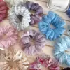 Goma para el pelo scrunchie de gasa tipo nube tie-dye estilo coreano para mujer, temperamento suave vintage, accesorio de alta gama para el pelo, cuerda para el pelo
