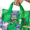 Caixa de Presente Souvenir do 10º Aniversário do Minecraft Sacola de Presente para 10º Aniversário Lua Cheia Cem Dias Bolsa de Mão Bolsa Esportiva
