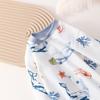 Ropa para recién nacido primavera y otoño clase a algodón puro manga larga mameluco sin costuras mameluco para bebé estampado ropa de casa