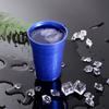 Taza Reutilizable de Aluminio Taza Escalonada de Aluminio Taza de Aluminio para Bebidas Frías Taza de Cerveza de Aluminio Taza de Alúmina Curvada de Grado Alimenticio