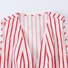 Z Estilo Europeu e Americano Transfronteiriço 2026 Nova Moda Elegante Roupas Femininas Atacado Top Listrado sem Mangas com Laço 3897120