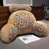 Cojín de Cabecera Estilo Retro Bolsa Suave Almohada de Cintura Respaldo Grande Almohada de Sofá Cama Almohada de Lectura Dormitorio Estudiante Verano