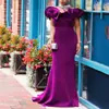 Estilo Europeo y Americano Comercio Exterior Tallas Grandes Vestido Largo Ajustado para Mujer Hombros Descubiertos Vestido Ligero para Fiesta de Dama de Honor Vestido de Cóctel para Banquete Vestido de Dama de Honor