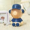 Ventilador de escritorio pequeño recargable de alta calidad tipo "llamada de leche" regalo para empresa al por mayor ventilador de mesa pequeño portátil de tres velocidades