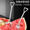Pala Cuchara de Acero Inoxidable para Uso Doméstico, Cuchara Creativa de Pala para Postre y Sandía, Linda Pala Cuchara para Sopa de Frutas, Venta al por Mayor desde el Fabricante