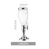 Dispensador de Cerveza de Doble Cabezal 3L, Máquina de Cerveza Comercial con Iluminación, Torre de Cerveza para Bares y KTVs, Dispensador de Bebidas de 5L