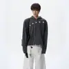 2026 Moda Nuevo Estilo Tendencia Estrella Moda Meteoro Sudadera con Capucha Bordado Holgada Superior Hombres y Mujeres Estilo Otoño Mismo Estilo