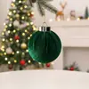 Bolas de Natal Envoltas em Tecido de Comércio Exterior Mais Vendidas para Decoração de Interiores Enfeites de Árvore de Natal DIY Bolas de Natal de Tecido em Estoque