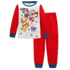 Ropa Nueva para Niños Manga Larga Niño Niño Bebé Dibujos Animados Manga Larga Avión Traje para Casa Pijama k212