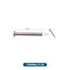 Máquina de embalagem de travesseiros bloco empurrador de aço inoxidável catraca de corrente central 57/72 empurrador alto pé plano/pés curtos e longos