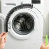Cepillo Limpiador Multifuncional para Lavadoras Domésticas, Limpieza de Ranuras Internas, Espacios de Tuberías de Baño, Cepillo Flexible de Mango Largo