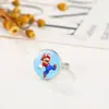 Anillos del Mundial 2026 Estados Unidos, Canadá y México Anillos de Moda Transfronterizos Europeos y Americanos Anillos para Dedos Joyería de Bronce Antiguo Plateado Venta al por Mayor