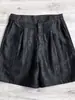 Shorts Casuais Soltos de Cintura Elástica com Estampa de Tartaruga Vintage para Mulheres, Verão Novo, Soltos, Emagrecedores, Frescos, de Seda de Gelo, Finos