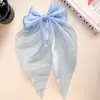 Pinza para el pelo con lazo de satén perlado súper de hada con cinta, Elegante accesorio para el cabello para la parte posterior de la cabeza, Pinza para el cabello, Elegante pinza superior, Accesorio para el cabello de pinza de resorte
