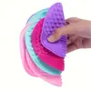 1 Pieza Alfombrilla Limpiadora de Brochas de Maquillaje de Silicona, Alfombrillas Limpiadoras de Brochas de Maquillaje limpiador de brochas de maquillaje de silicona, Almohadillas Limpiadoras Cosméticas, Herramienta de Lavado Portátil Brochas Cosméticas de Maquillaje