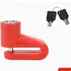 Candado antirrobo de disco portátil para bicicleta de montaña, universal para bicicletas eléctricas, candado de plato, accesorios para bicicletas