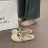 Zapatos de Abuela Versátiles y Cómodos para el Día a Día, Gamuza, Suela Suave, No Cansan, Nuevo Estilo Francés Suave, Puntera Elegante, Medias Zapatillas
