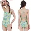 Traje de Baño de Natación de Competición para Mujer 2025 Nuevo de Gama Alta con Efecto Adelgazante de una Sola Pieza Triángulo para Entrenamiento de Natación con Hermoso Escote Bajo