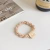 Cuerda para la cabeza simple, duradera y de alta elasticidad, nueva moda 2023, banda de goma con cara sonriente de oso, cuerda gruesa para el cabello, accesorios para el cabello al por mayor