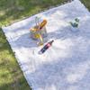 Estera de picnic estilo nórdico ins alfombra a prueba de humedad engrosada camping exterior alfombrilla de suelo portátil alfombrilla para césped alfombrilla plegable