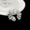 Europa y Estados Unidos viento frío raya geométrica redonda metal pendientes moda mujer simple temperamento pendientes fabricantes pendientes al por mayor