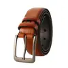 Cinturón nuevo para hombre, moda casual, PU, cinturón ligero, hebilla de pin de aleación, resistente al desgaste, resistente a los arañazos, venta directa de fábrica