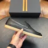 Mocasines de cuero genuino con patrón de lichi de capa superior para hombre, ZEG zapatos slip-on de suela blanda, Suministro transfronterizo europeo y americano