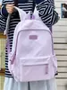 Mochila estilo minimalista, azul leitoso transparente gelo, estilo coreano e japonês, edição limitada de verão para meninas, faz a pele parecer mais clara, mochila pequena para passeios