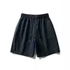 Shorts Casuais Masculinos Verão Novo Estilo Japonês Bordado Nanxia Soltos Respiráveis Esportivos Cinco Pontos Calças de Marca Tendência Comprimento Médio