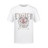 Cabeza de Tigre Seda de Hielo 2026 Nueva Camiseta de Manga Corta con Pedrería para Hombre Marca de Moda Top de Seda de Hielo Moda Verano