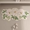 Alfombrilla de Baño Retro Americana de Barro de Diatomeas Alfombrilla Universal para Puerta de Baño Antideslizante Absorbente de Agua Secado Rápido