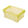 Caja de Almacenamiento Transparente Habitación Escritorio Misceláneo Información Papelería Cesta de Almacenamiento Caja Organizadora de Plástico con Tapa Caja de Clasificación para Dormitorio