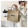 Bolsa de fieltro DIY Bolsa de fieltro Tote Bolsa de almacenamiento para cosméticos Bolsa de compras Tela no tejida Bolsa para mamá Moda hecha a mano Versátil