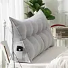Almofada Triangular de Cabeceira Transfronteiriça Almofada de Cama Encosto Grande Almofada de Cintura Costas Tatame Saco Macio Dormitório Quarto Removível
