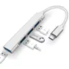 Estación de Acoplamiento USB/Tipo C de Comercio Exterior Transfronterizo Uno a Cuatro 4 Puertos USB Divisor para Teléfono Móvil y Computadora Expansor Multi-Puerto
