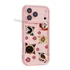 Lenço de cabeça retrô mais vendido transfronteiriço com design de gato floral pequeno, cobertura total, capa de telefone resistente a quedas para iPhone 17, 18 Pro, capa macia de silicone