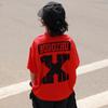 Camiseta de algodón de manga corta para niño, estilo nuevo de verano 2025, ropa para niños de tallas medianas y grandes, top de calle elegante y a la moda para niños, ropa de verano.