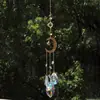 Iluminação de Cristal Quente Transfronteiriça Apanhador de Sol Lua Estrela Cor AB Cristal de Jardim Decoração de Janela Fornecimento da Amazon