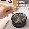 Caja de Almacenamiento para Clips de Papel Pequeños Artículos de Escritorio Arte en Hierro Portalápices Pines Creativos para Estudiantes Chinchetas Cubo de Almacenamiento Contenedor de Almacenamiento