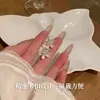 Pendientes de Plata de Ley S999 con Aguja Francesa, Alas de Mariposa Trituradas y Ligeras para Mujer, Diseño de Nicho de Alta Gama, Pedrería, Lujo Ligero, Accesorios Versátiles para Pendientes