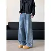Jeans de Pierna Recta Retro Americano para Hombre 2026 Nueva Marca de Moda High Street Cleanfit Sueltos Adelgazantes Pantalones de Pierna Recta