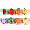 Resina diy accesorios plato de fruta de dibujos animados pegamento de crema carcasa de teléfono móvil llavero de refrigerador hecho a mano