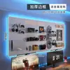 Sala de E-Sports Painel Perfurado Preto Rack de Armazenamento de Parede Mesa de Computador Placa de Suspensão na Parede Armazenamento Decoração de Ferro Exibição
