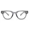 Gafas de Sol Nicho Estilo Coreano Estilo Ins con Montura Gruesa, Versátiles para Salir, Gafas Redondas Anti Luz Azul Sin Graduación Wm2601