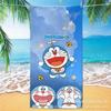 Toalla de Baño de Microfibra para Adulto Doraemon de Dibujos Animados Personalizada para Baño, Natación, Viaje, Portátil, Playa, Deportes